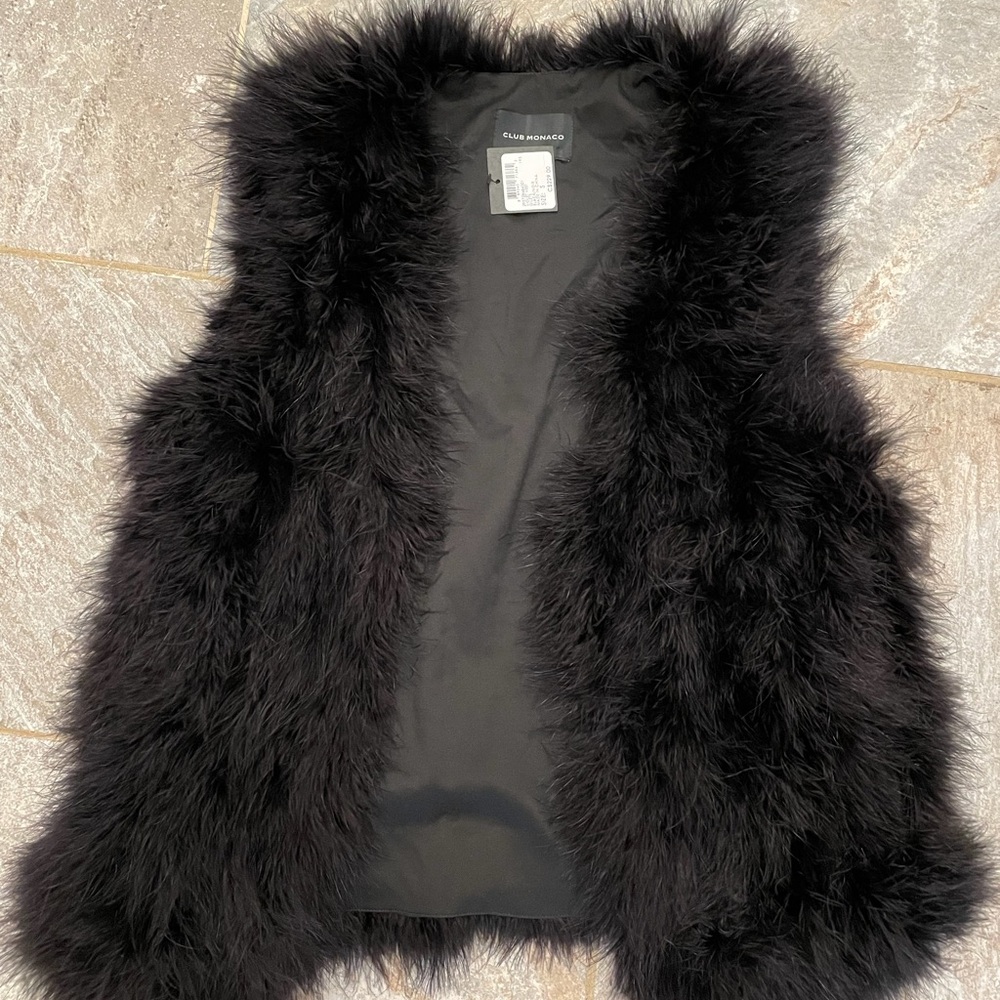 Club Monaco Black Vest